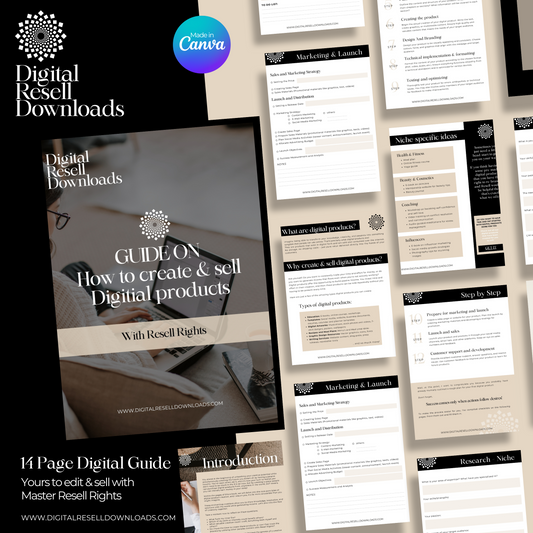 How to create and sell digital products