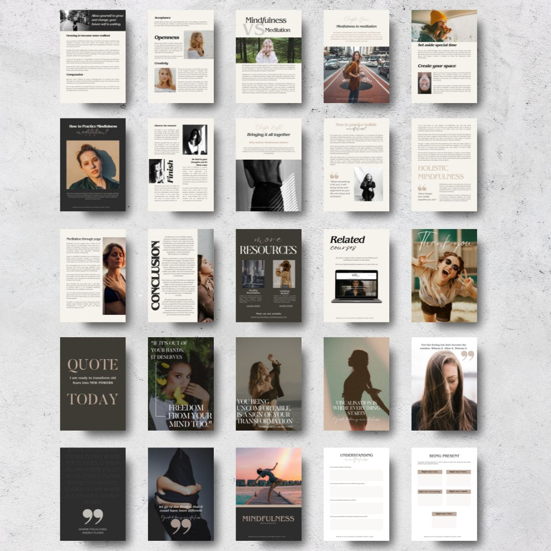 Mindfulness Ebook & Workbook