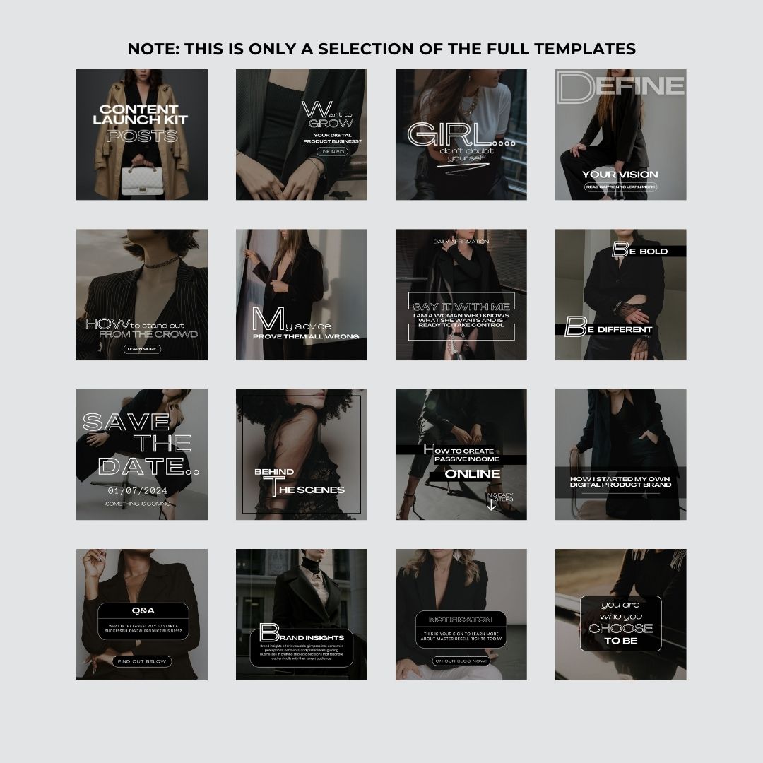Launch Kit Social Media Templates