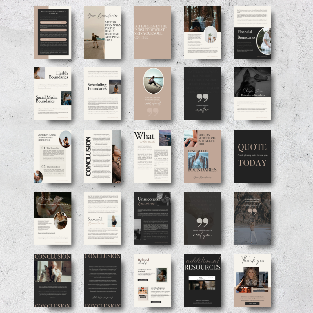 Healthy Boundaries Ebook & Workbook