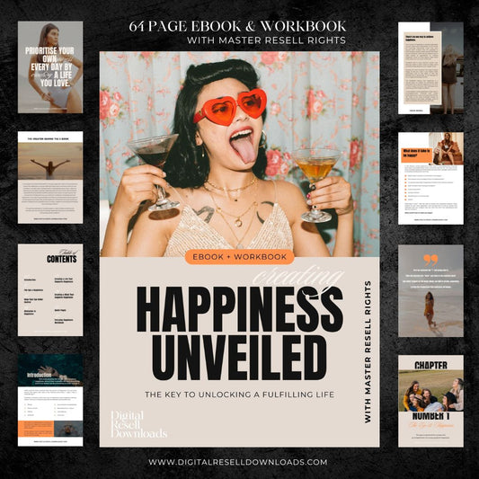 Unveiling Happiness EBook & Workbook